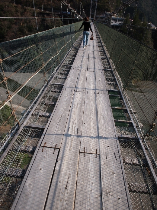 谷瀬の吊り橋　写真9