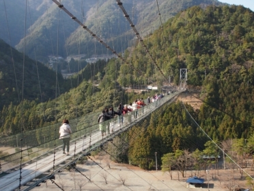 谷瀬の吊り橋　写真2