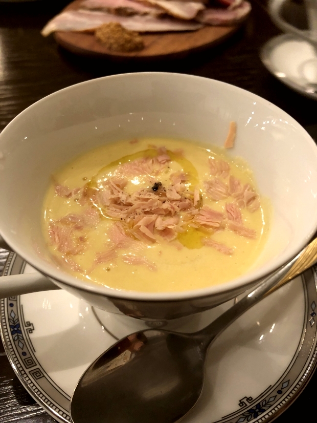 ビストロ･ラヴィ　トウモロコシの冷たいスープ