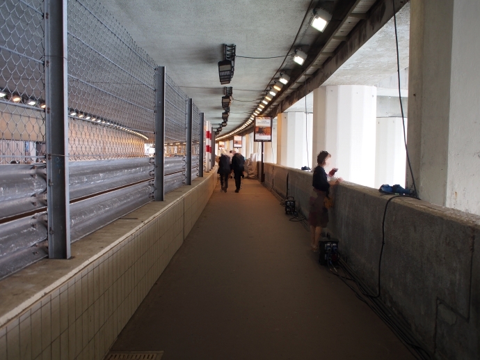 Boulevard Louis II　トンネル内　2