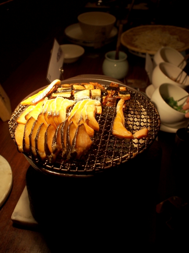 ウェスティン都ホテル京都の朝食 ブュッフェ 魚