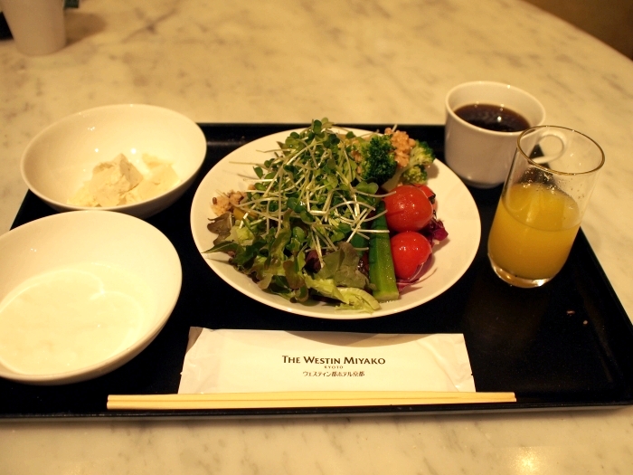 ウェスティン都ホテル京都の朝食 食べたもの