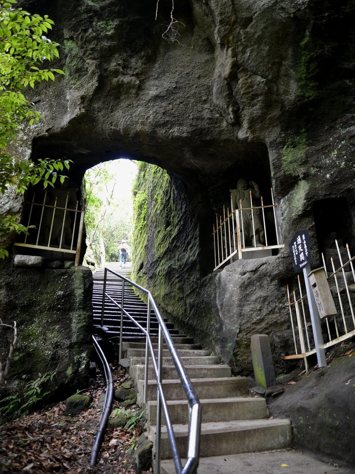 鋸山日本寺 山頂へ向かう途中