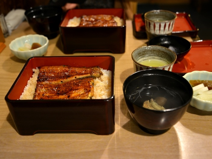 うなぎ はし本 鰻重と吸い物など