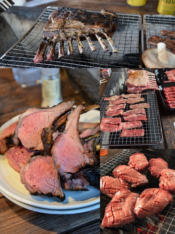 和み舎ひるがの BBQ ラム肉など