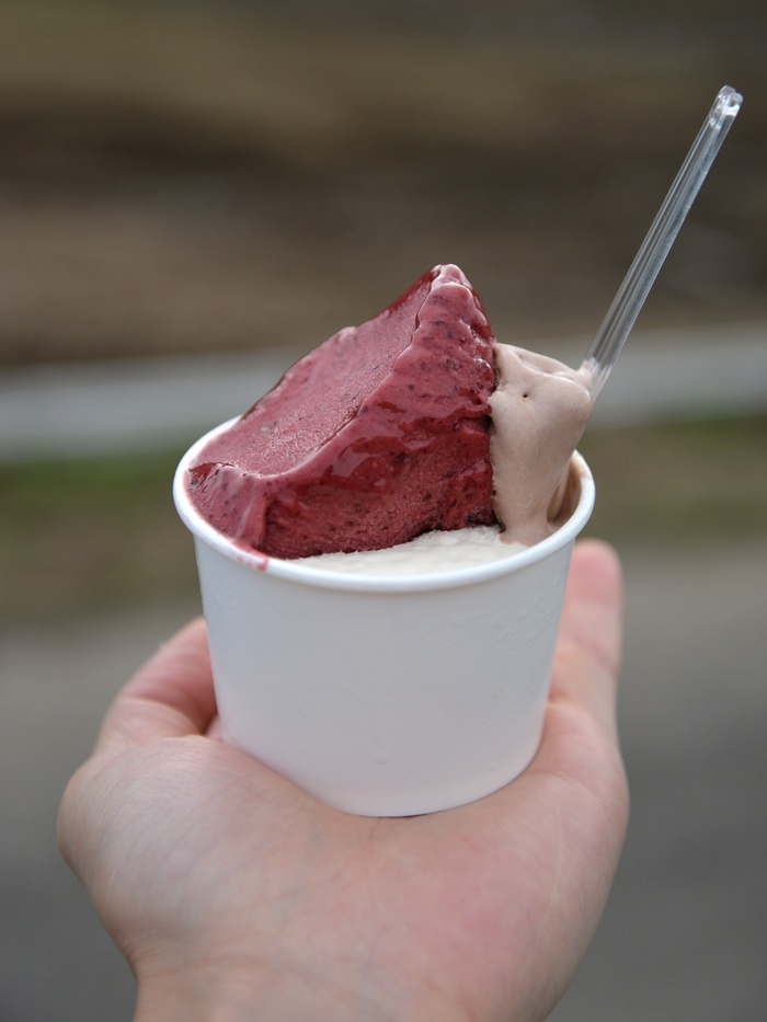 マルガージェラート 栗&ブルーベリー