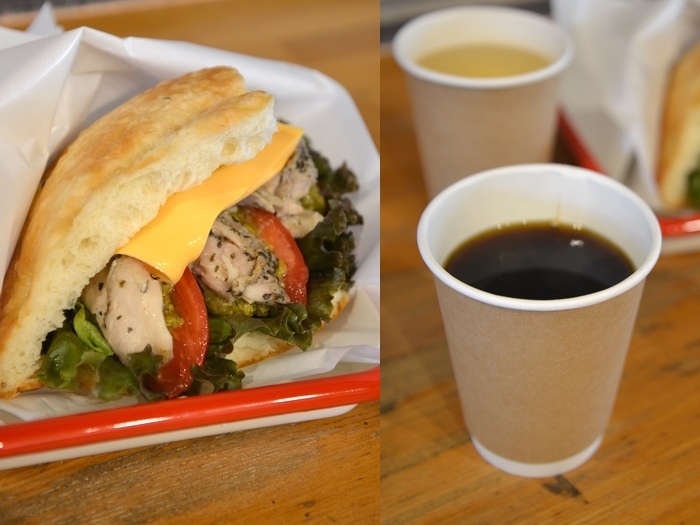 フォカッチャカフェ Albero フォカッチャとコーヒー