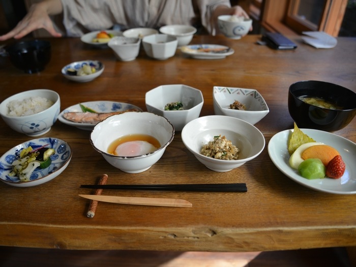 三水館 朝食 2022年11月