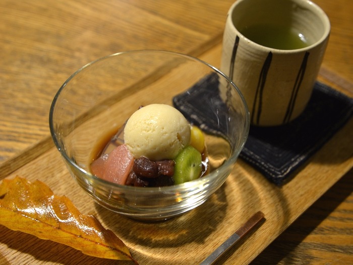 三水館 夕食のデザート 2022年11月